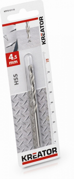 (obrázek pro) KRT010110 - HSS vrták do kovu 4,5x80 mm