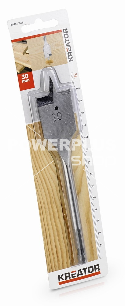 (obrázek pro) KRT010813 - Plochý vrták do dřeva 30 x 152 mm