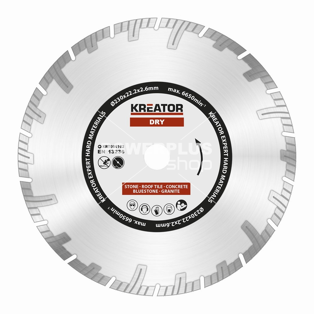 (obrázek pro) KRT084102 - Diamantový kotouč segmentový 230mm EXPERT