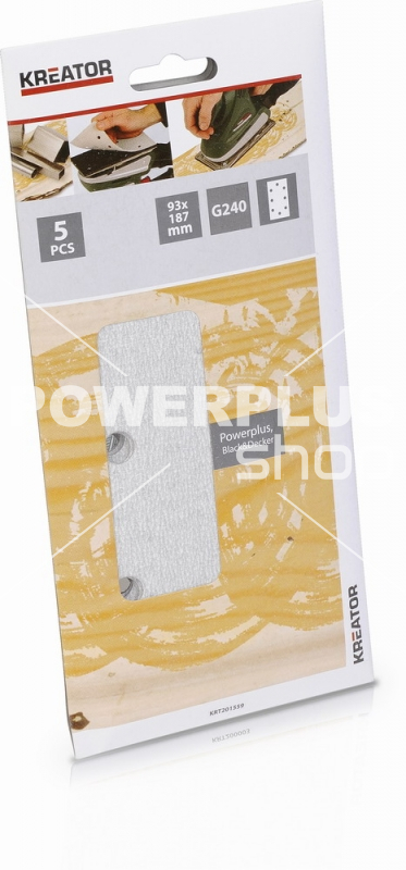 Modální Další obrázky pro KRT201559 - 5x Brusný papír 93 x 187 na barvu G240