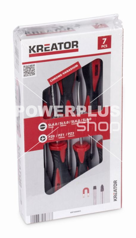 (obrázek pro) KRT400003 - Sada šroubováků 7ks SL/PZ
