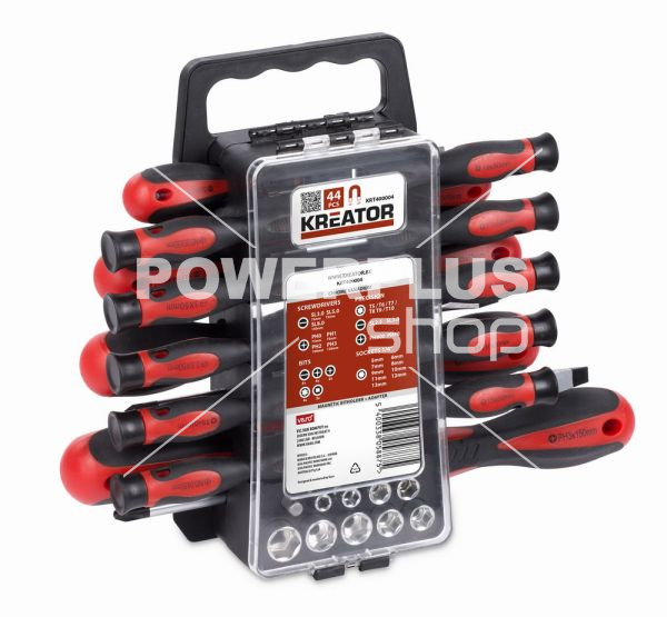 (obrázek pro) KRT400004 - Sada šroubováků a bitů 44ks