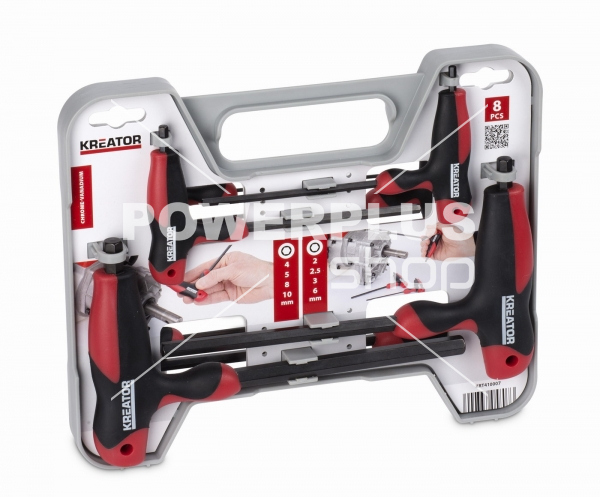 KRT410007 - Sada klíčů HEX T-typ 8ks