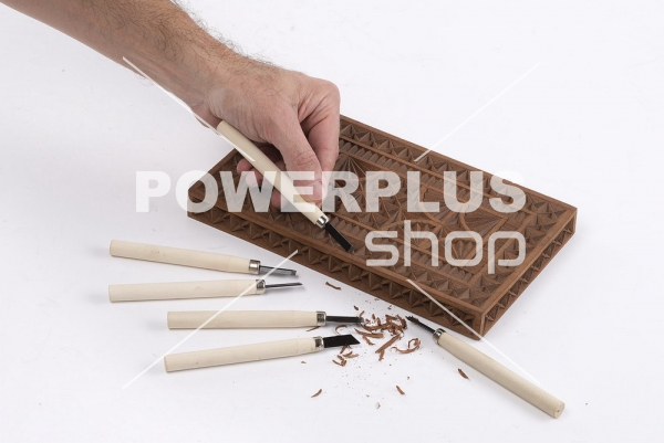 Modální Další obrázky pro KRT461002 - Mini dláta na dřevo sada 12ks
