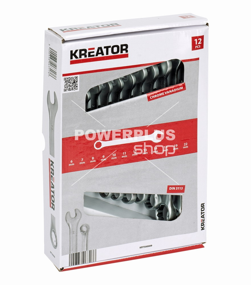 (obrázek pro) KRT500009 - Sada klíčů očko/otevřený 8-22mm 12ks