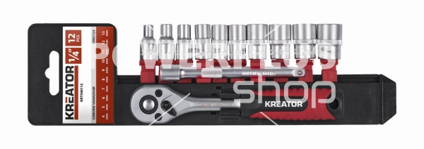 KRT500112 - 12-ti dílná gola sada 1/4"