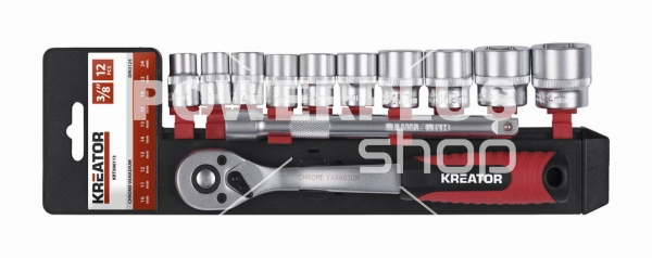 KRT500113 - 12-ti dílná gola sada 3/8"