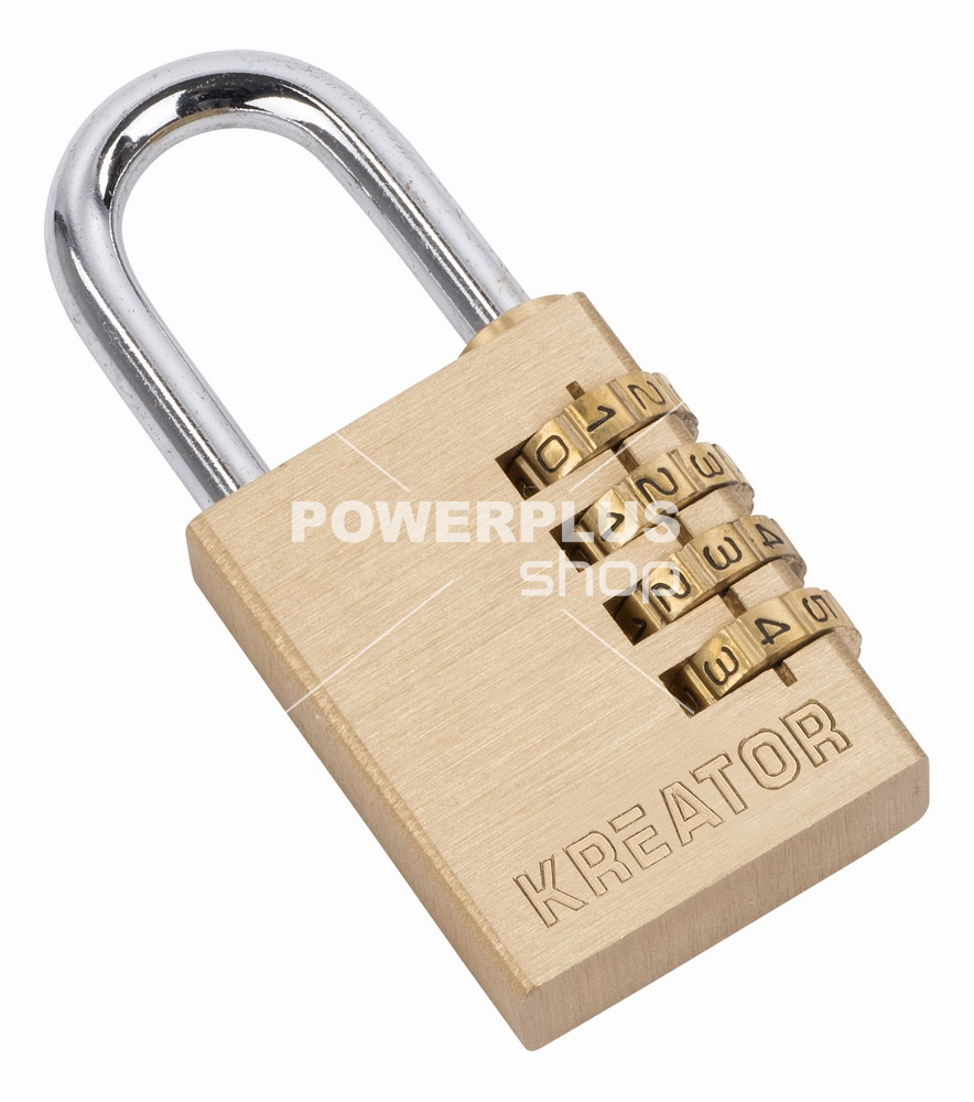 (obrázek pro) KRT557011 - Visací zámek kombinační 60mm čtyřmístný kód