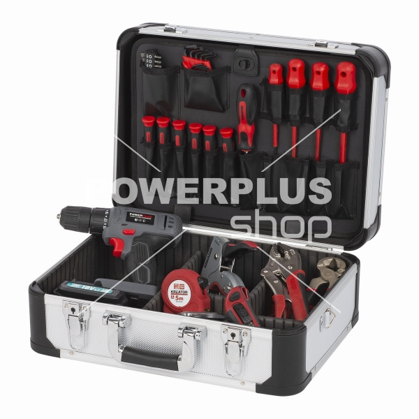 Modální Další obrázky pro KRT640104S - Hliníkový kufr 433x313x163mm stříbrný