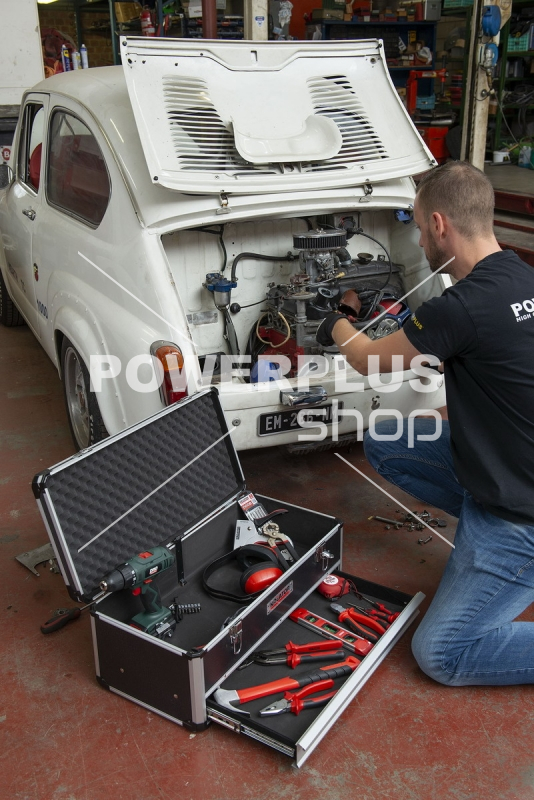 Modální Další obrázky pro KRT640603B - Hliníkový kufr 620x300x255mm 1 zásuvka