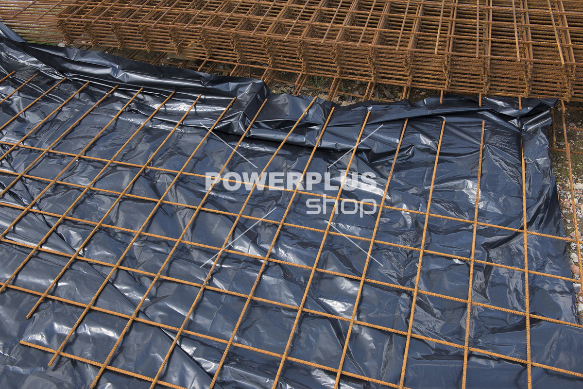 KRT664001 - Zakrývací folie, plachta černá 4x6m 0,1mm