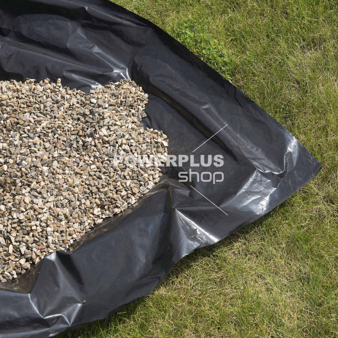 KRT664003 - Zakrývací folie, plachta černá 6x8m 0,1mm