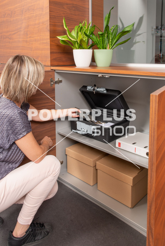 KRT692005 - Přenosný trezor, protipožární a voděodolný 390x335x1