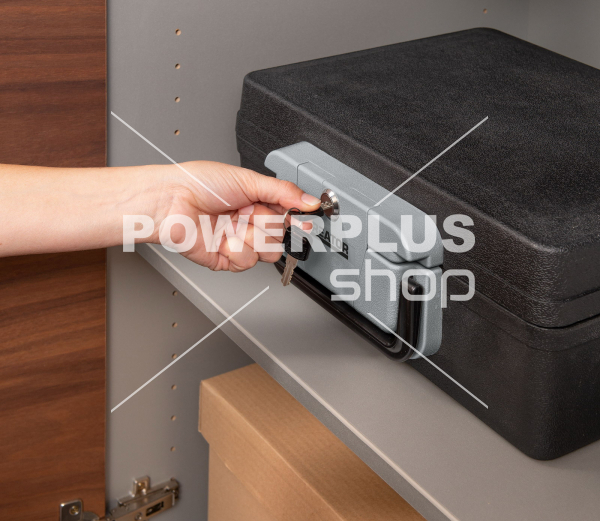 KRT692005 - Přenosný trezor, protipožární a voděodolný 390x335x1