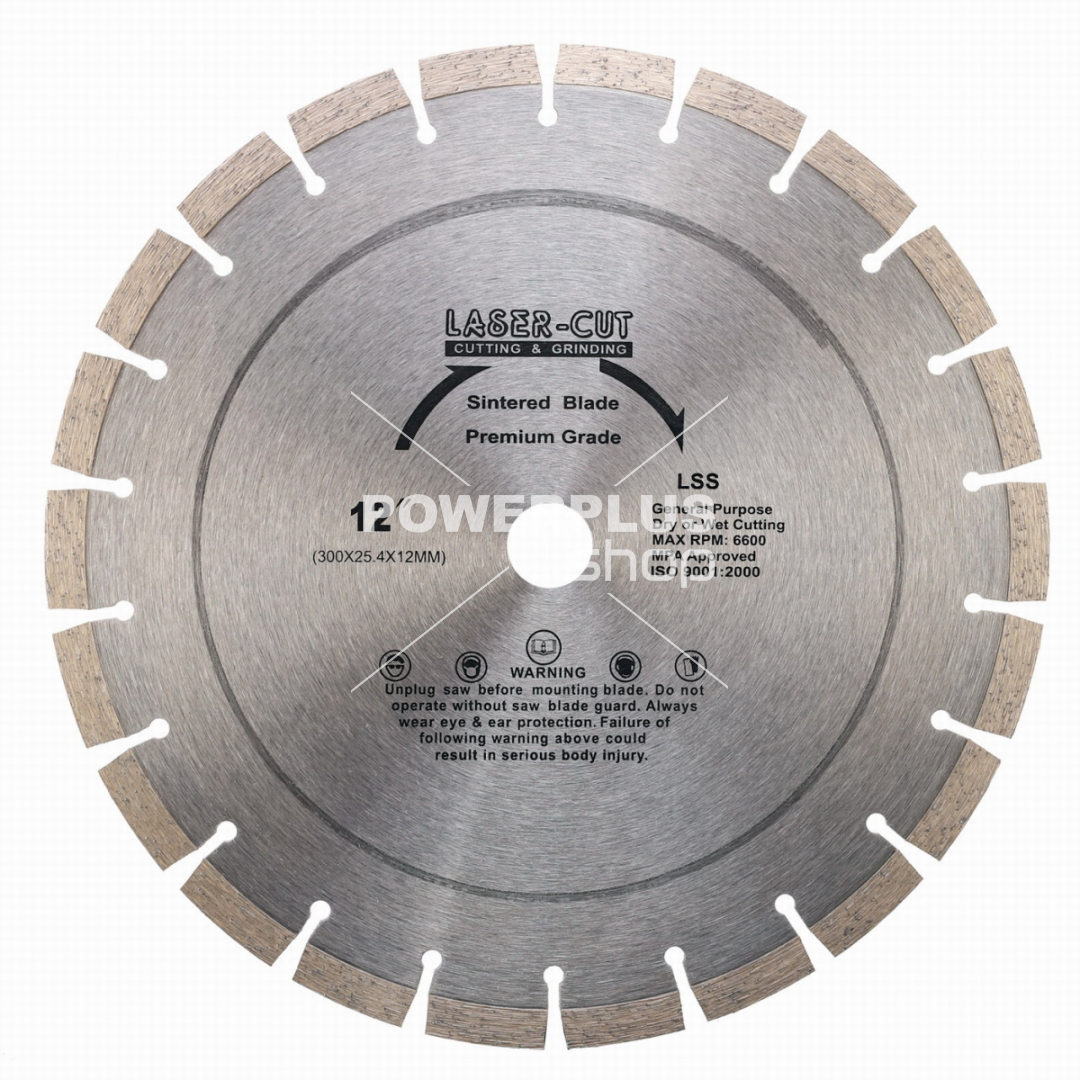 (obrázek pro) L001210 - Diamantový kotouč segmentový 300 x 25,4 x 12mm LSS