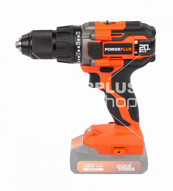 POWDP15100 - Aku šroubovák / vrtačka 20V (bez AKU) a dárek