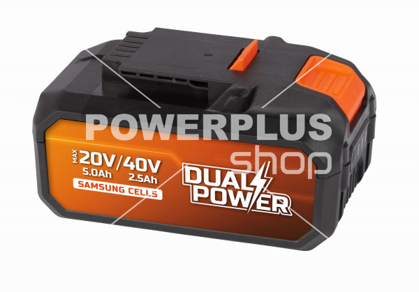Modální Další obrázky pro POWDP35150 - Aku úhlová bruska 20V 115mm SET