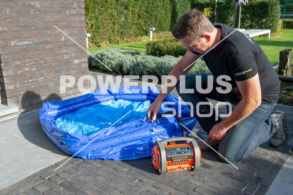 POWDP7030 - Aku kompresor 20V  plus 220V (bez AKU)