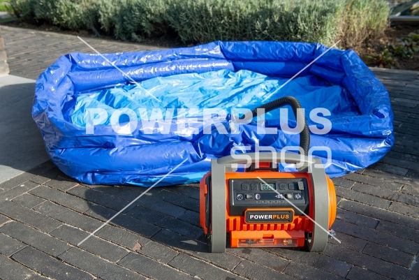 POWDP7030 - Aku kompresor 20V  plus 220V (bez AKU)