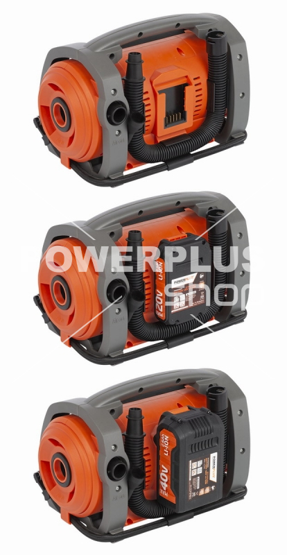 POWDP7030 - Aku kompresor 20V  plus 220V (bez AKU)