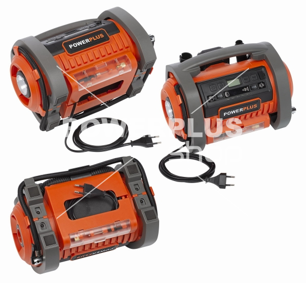 POWDP7030 - Aku kompresor 20V  plus 220V (bez AKU)