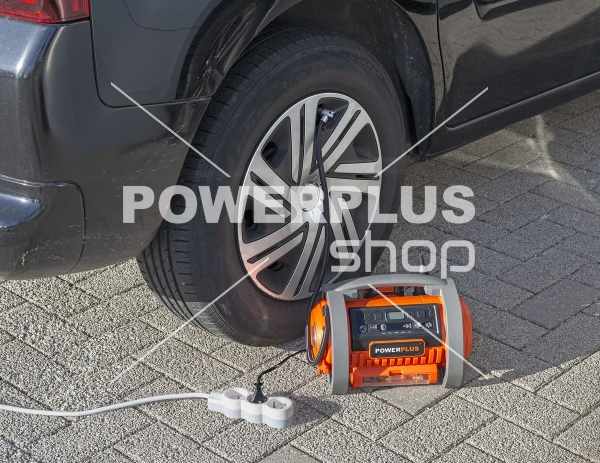 POWDP7030 - Aku kompresor 20V  plus 220V (bez AKU)