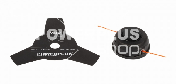 Modální Další obrázky pro POWDPG7551 - AKU křovinořez 40V LI-ION 255mm (bez baterie)