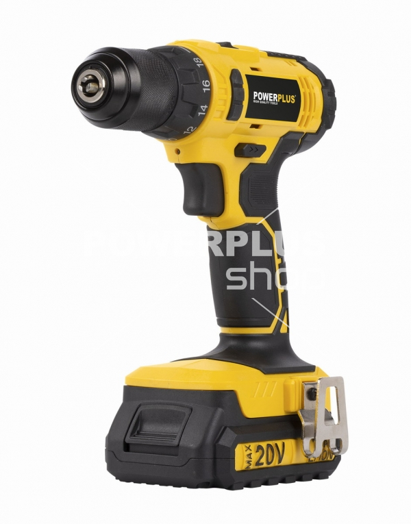 POWX00435 - Aku šroubovák / vrtačka 20V LI-ION 2BAT