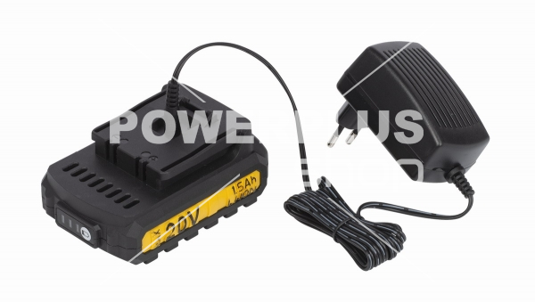 POWX00435 - Aku šroubovák / vrtačka 20V LI-ION 2BAT