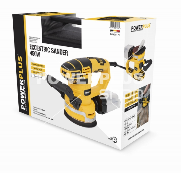 POWX0471 - Rotační bruska 450 W