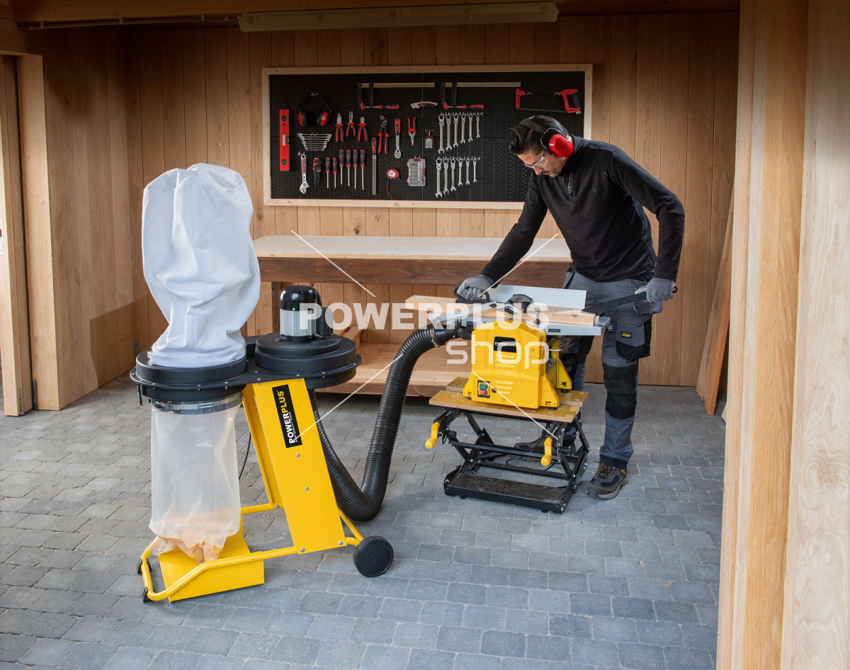 Modální Další obrázky pro POWX2090 - Odsavač pilin 550W